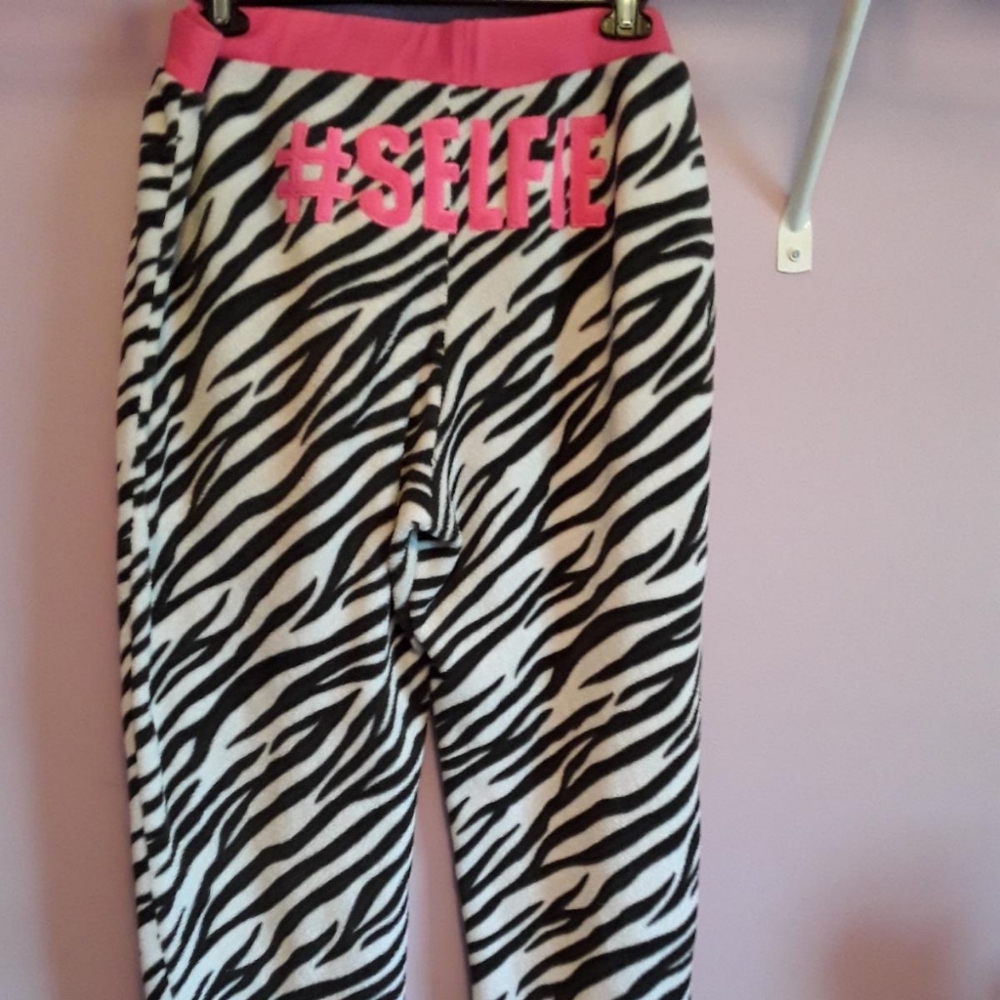 Zebra Print Pajama Pants